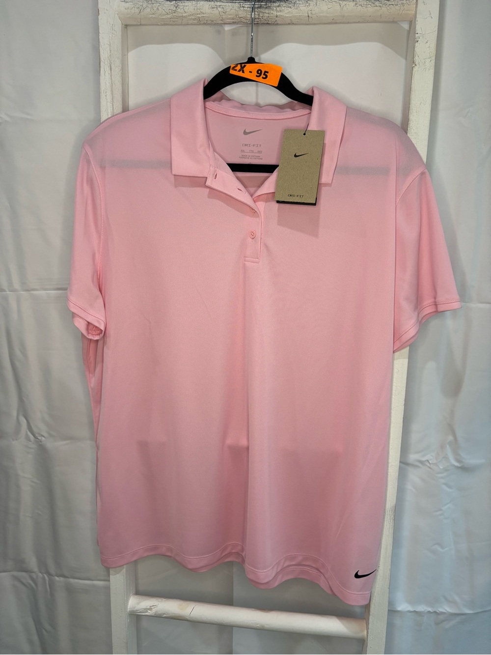 Nike Pink Short Sleeve Polo Shirt